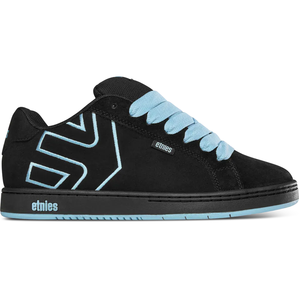 Etnies Smart Buy - Black, Baby Blue Suede Skate Shoes – Fader