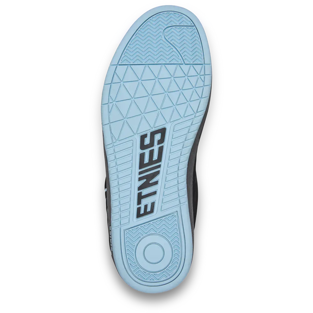 Etnies Smart Buy - Black, Baby Blue Suede Skate Shoes – Fader