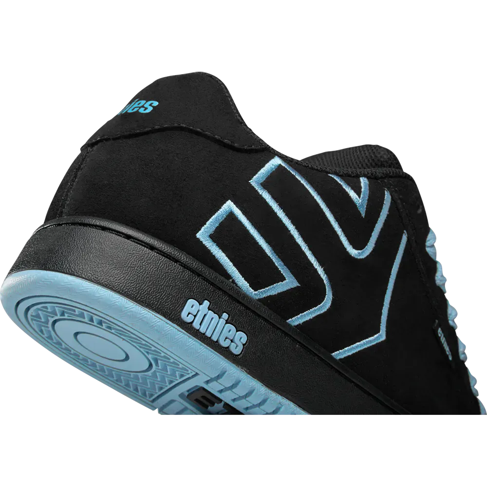Etnies Smart Buy - Black, Baby Blue Suede Skate Shoes – Fader