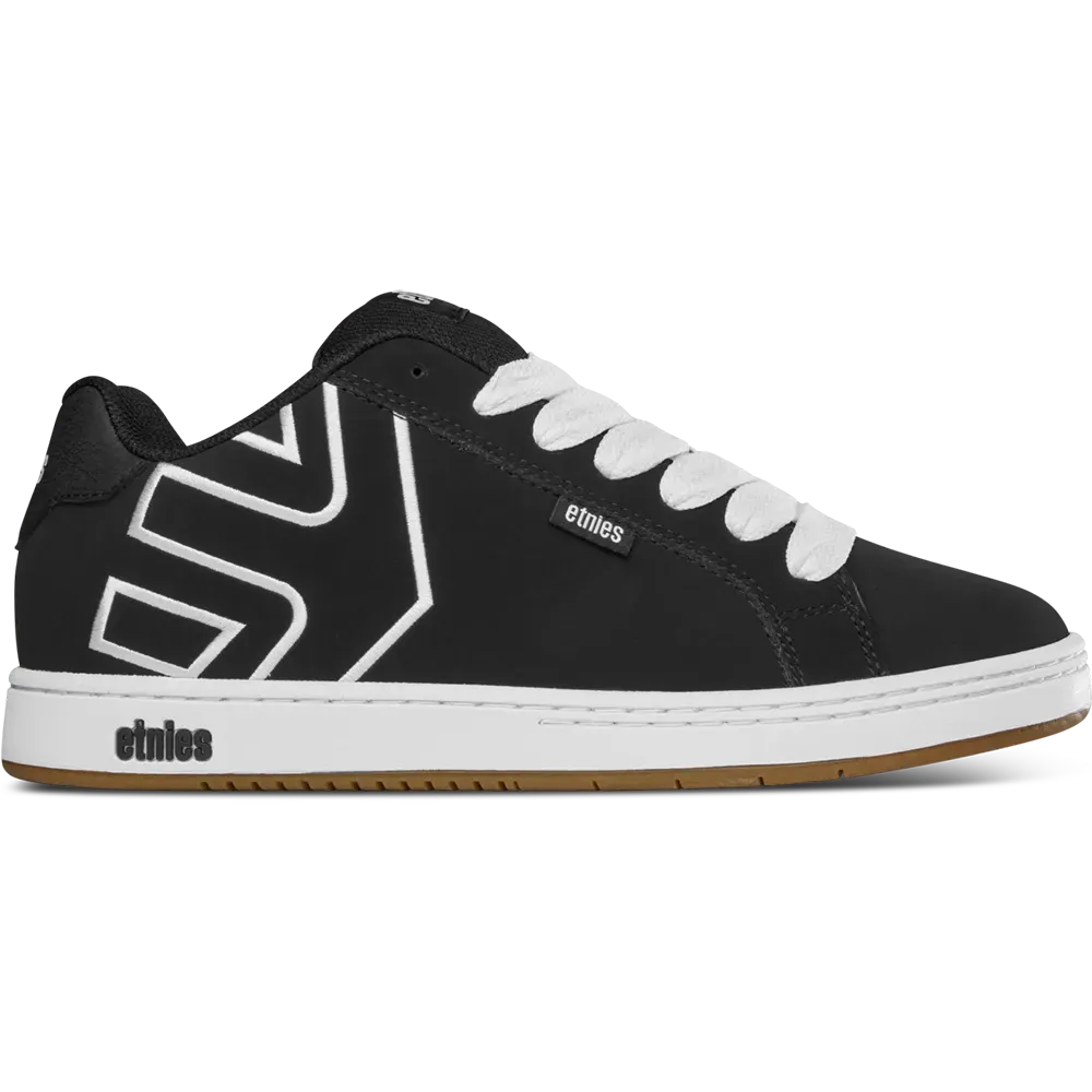 Etnies Best Price - Black and White Suede Skate Shoes – Fader