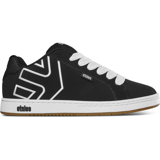Etnies Best Price - Black and White Suede Skate Shoes – Fader