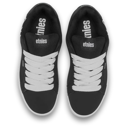 Etnies Best Price - Black and White Suede Skate Shoes – Fader
