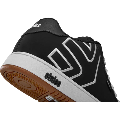 Etnies Best Price - Black and White Suede Skate Shoes – Fader