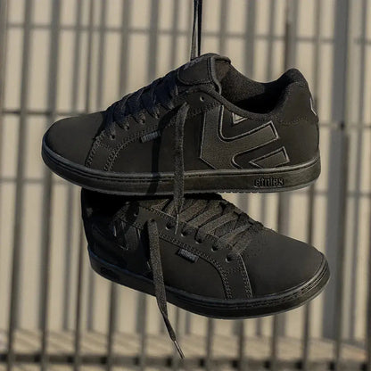Etnies Smart Buy - Black Suede Skate Shoes – Fader  US