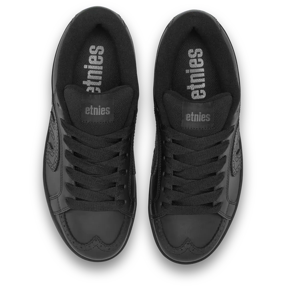 Etnies Top Pick - Black Chunky Suede Skate Shoes – Kingpin