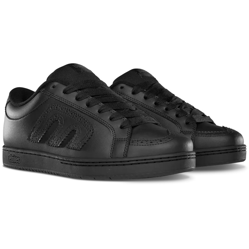Etnies Top Pick - Black Chunky Suede Skate Shoes – Kingpin