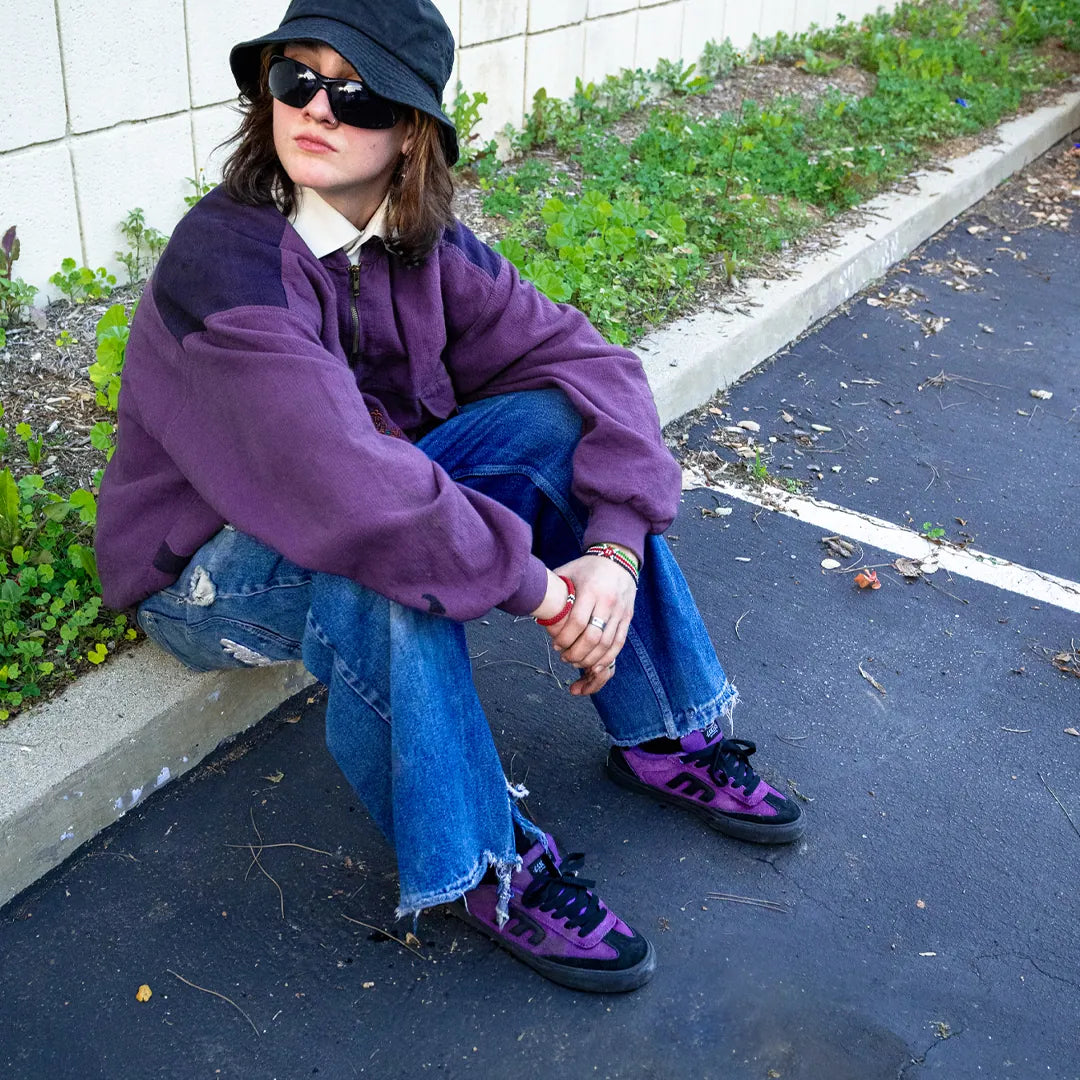 Etnies Latest - Purple Skate Shoes – Locut Vulc x Werka