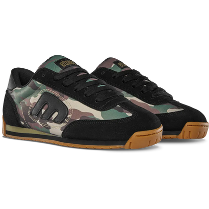 Etnies Premium - Black Suede Low-Top Skate Shoes – Locut 2K
