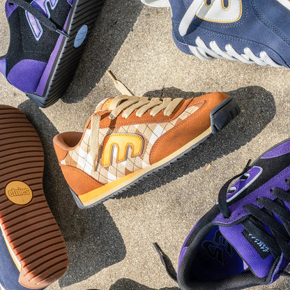 Etnies Latest - Brown Suede Low-Top Skate Shoes – Locut 2K