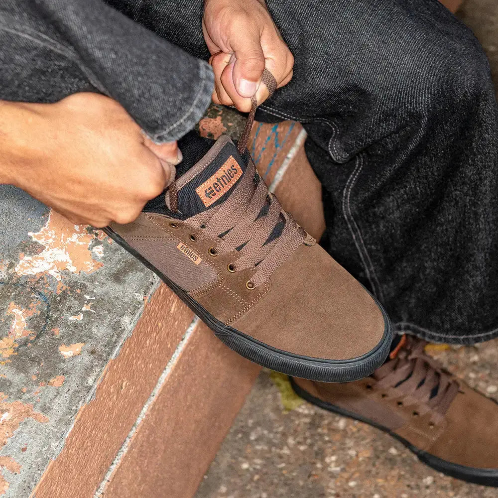 Etnies Classic - Barge Ls green/gum - skate shoes