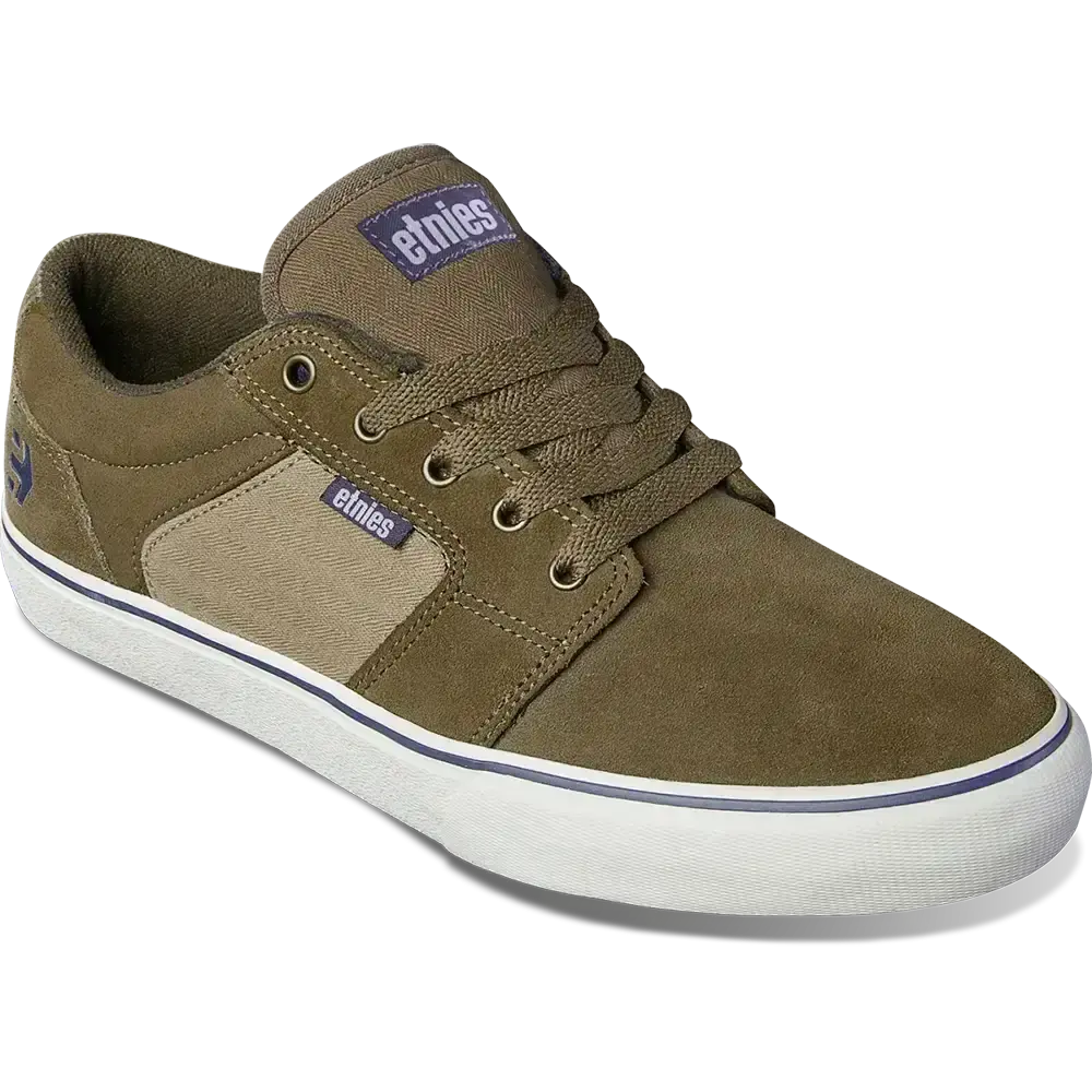 Etnies Customer Favorite - Barge LS Low-Top Vulcanized Brown Tan Blue