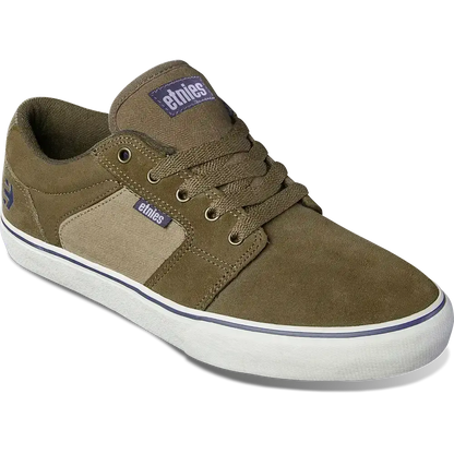 Etnies Customer Favorite - Barge LS Low-Top Vulcanized Brown Tan Blue