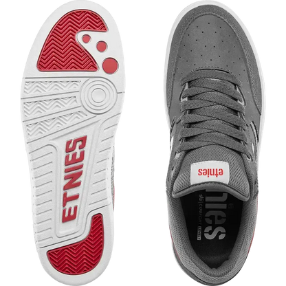 Etnies New - Loot grey/light grey/red - skate shoes