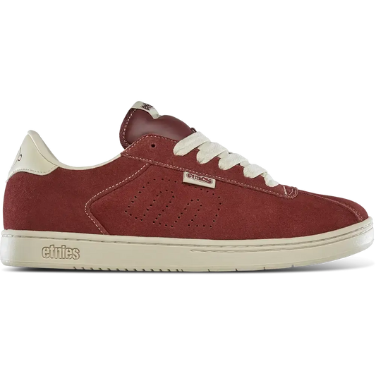 Etnies Exclusive - Scam Low-Top Skate Shoe Burgundy Tan