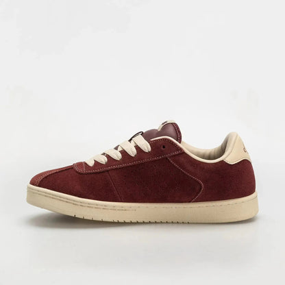 Etnies Exclusive - Scam Low-Top Skate Shoe Burgundy Tan
