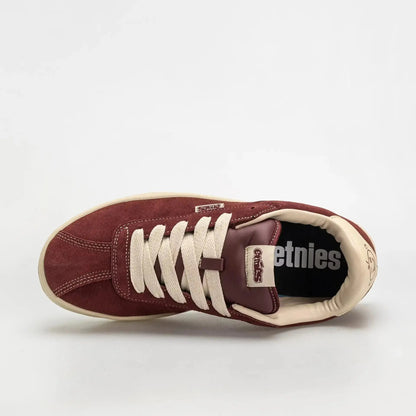 Etnies Exclusive - Scam Low-Top Skate Shoe Burgundy Tan