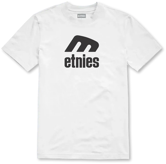 Etnies Smart Buy - Icon E Tee White Short Sleeve Shirt