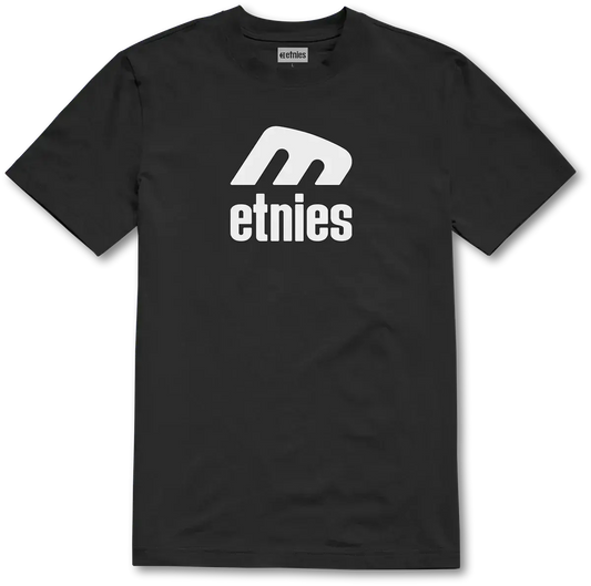 Etnies Recommended - Icon E S/S Basic T-Shirt Black White