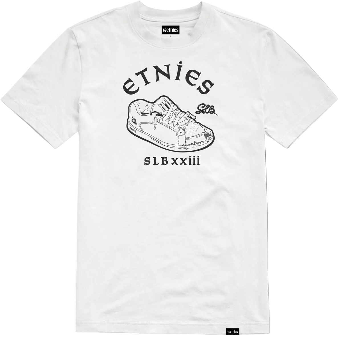 Etnies Featured - SLB x etnies tee white – men’s tee