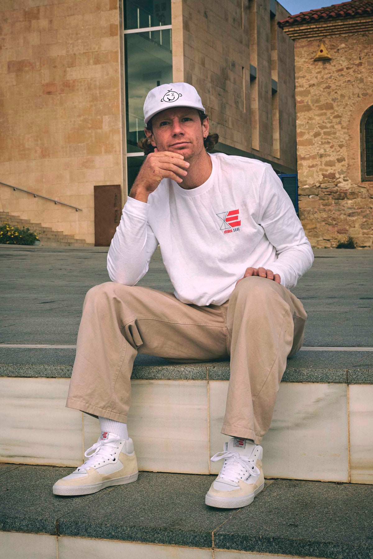 Etnies Essential - LS tee x Sour Solution white – men’s tee