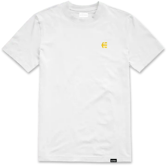 Etnies New - Team embroidery tee white/yellow – men’s tee