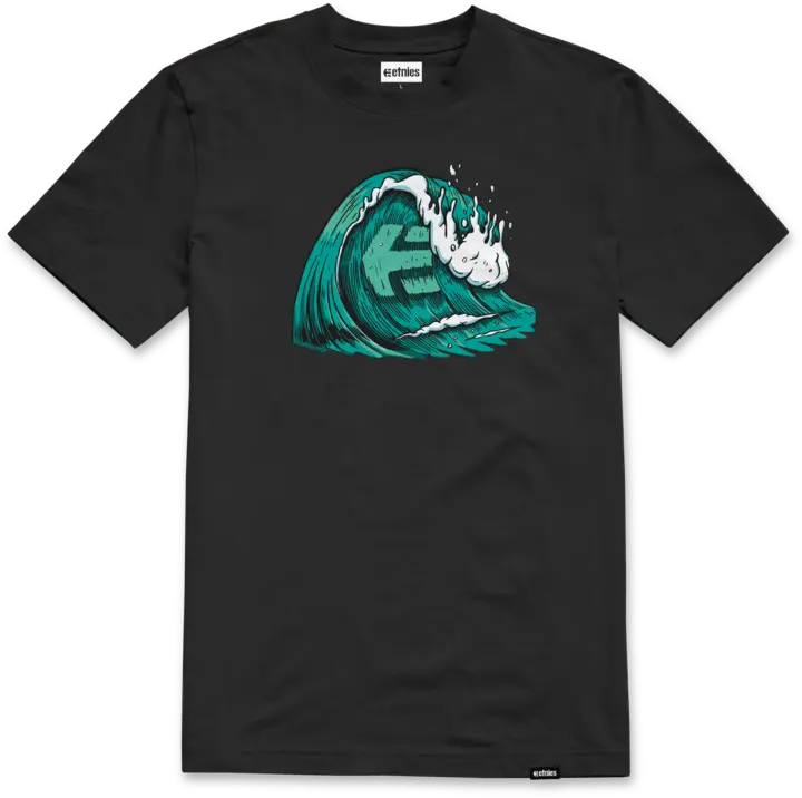 Etnies Exclusive - Wave tee black – men’s streetwear