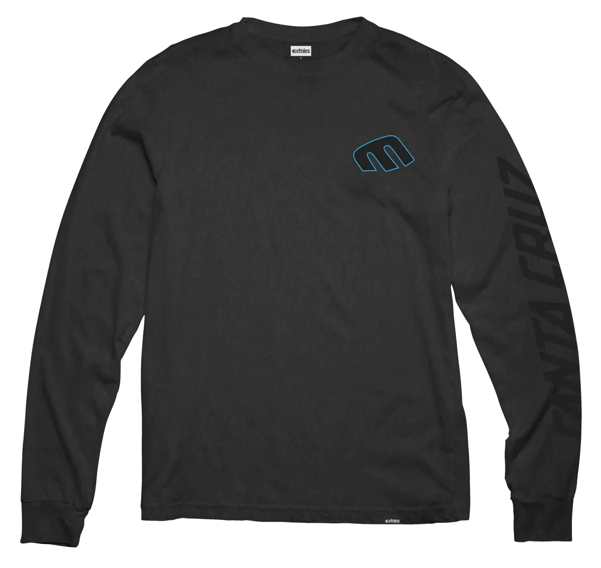 Etnies Premium - Santa Cruz Screaming Hand L/S Tee Black