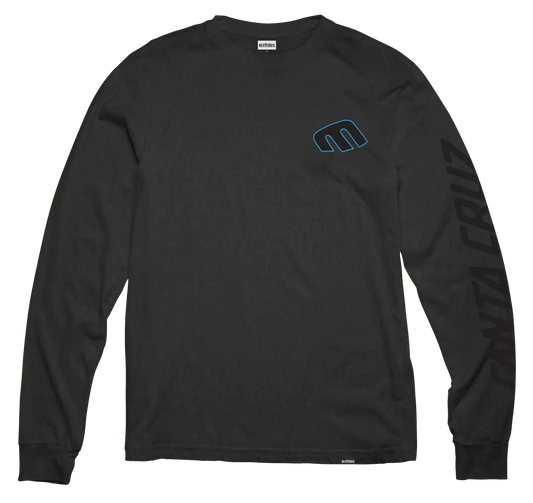 Etnies Premium - Santa Cruz Screaming Hand L/S Tee Black